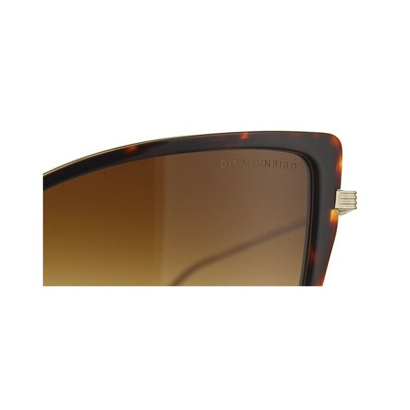 New DITA Sunbird Brown Cat Eye 21013 B Sunglasses Women - Picture 4 of 8